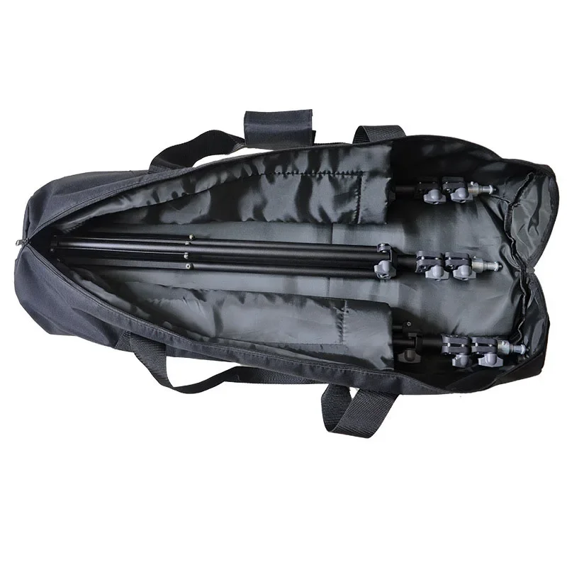 80/90/100/120cm Black Padded Light Stand Tripod Carry Storage Bag Case Folded Zippers Tripod Bag Photography Studio Accessories