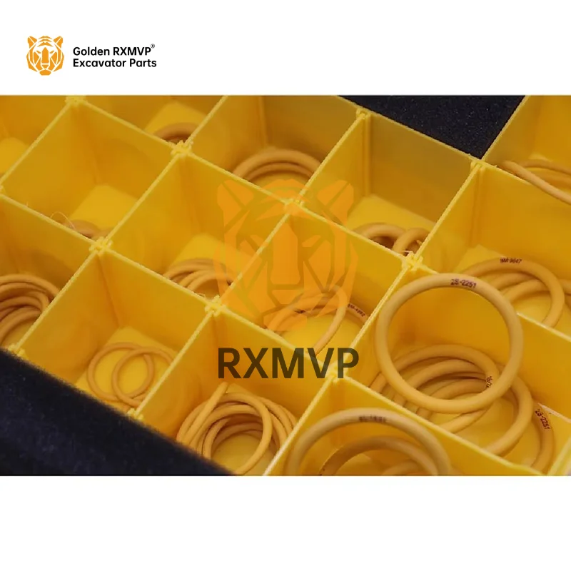 4C8253 O-Ring Kit Box 4C-8253 D-RING Rubber O Rings for cat Excavator