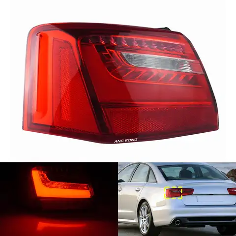 Audi A6 S6 C7 Saloon 2012-15 왼쪽 LED 후면 외부 테일 브레이크 라이트 4GD 945095 A