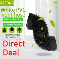 Black Ventilation Duct 3.2inch to 20inch Flexible Ducting Pipe Air Duct Aluminum Insulated Flexible Hose Kit Indoor Outdoor Fresh Air System Dryer Exhaust Pipe Exhaust Fan Bathroom Heater Kitchen Fresh Air System Hotel Fresh Air System Restaurant Fresh Air System