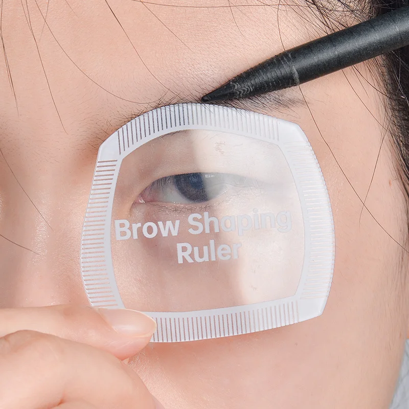 1 STÜCK Brow Mapping Lineal Augenbrauenformungslineal 1 Minute Schnelles Zeichnungsdesign Brow Easy Tool Microblading Permanent Mekup Schablonen