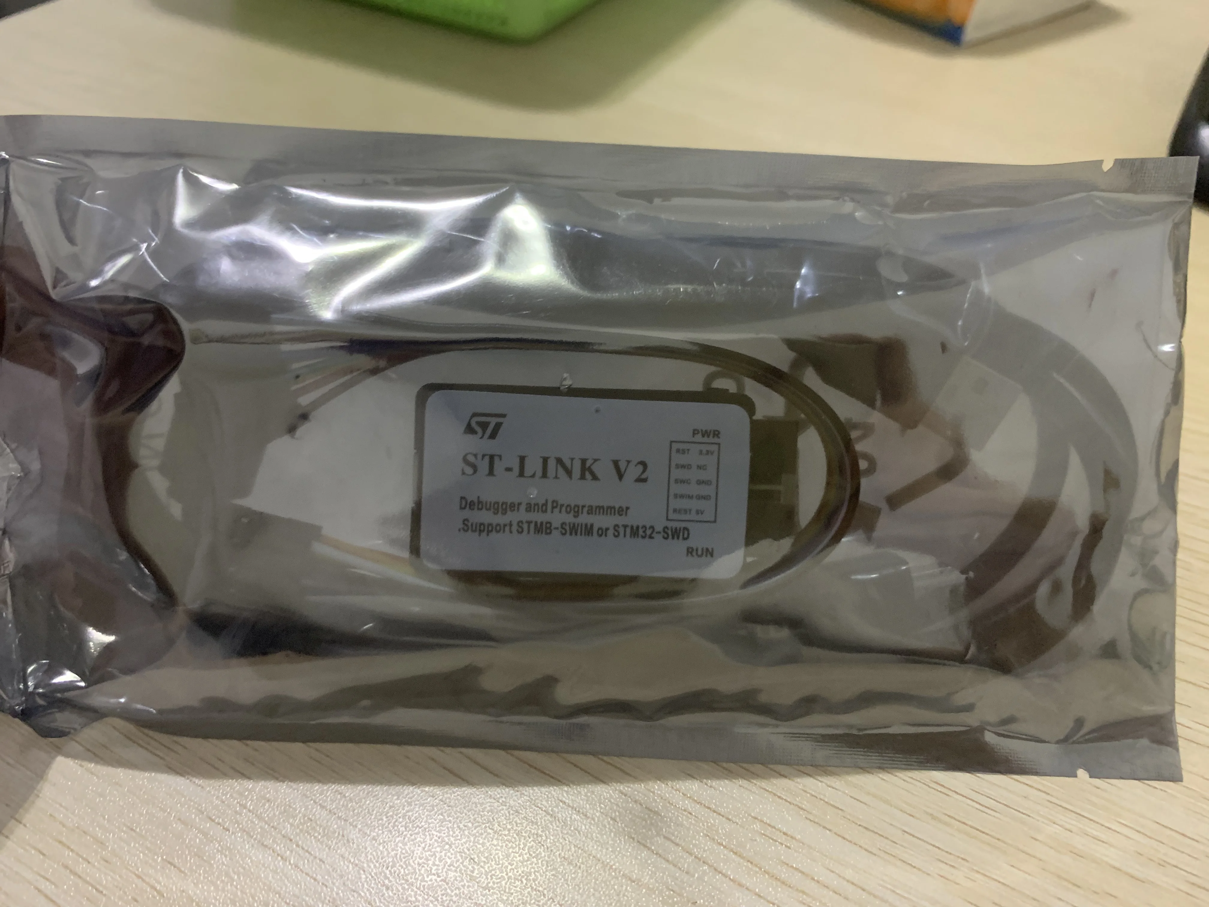 Stlink v2 stm8 stm32 programador, stm32 depurador, novo, em estoque