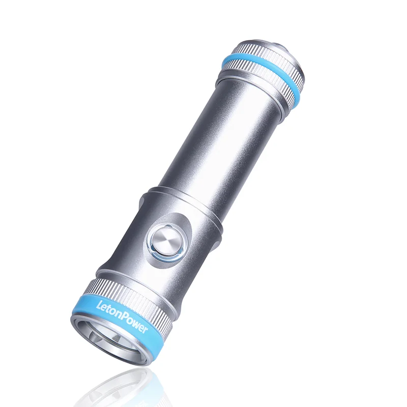 Mini Portable 100 Meter Underwater Flashlight Suitable for Underwater Rescue Salvage and Cave Exploration