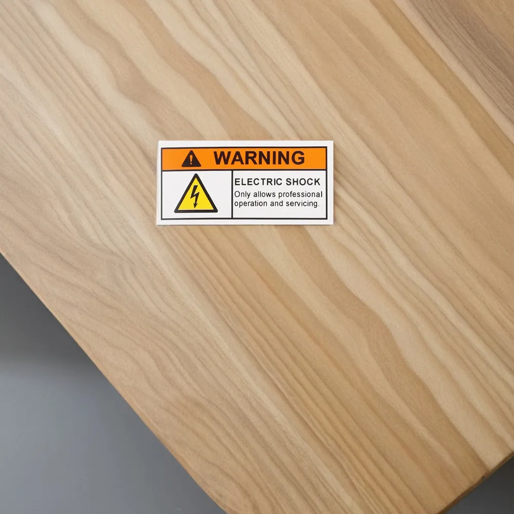 Danger Electric Sticker Electrical Safety Stickers For Electric Engine Hazard Warning Label Voltage Shock Sign