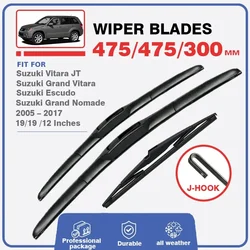 Vorne Hinten Wischer Blades Set Kit Für Suzuki Vitara Escudo Nomade Grand Vitara 2005 - 2017 Windschutzscheibe Fenster Windschutzscheibe 19 