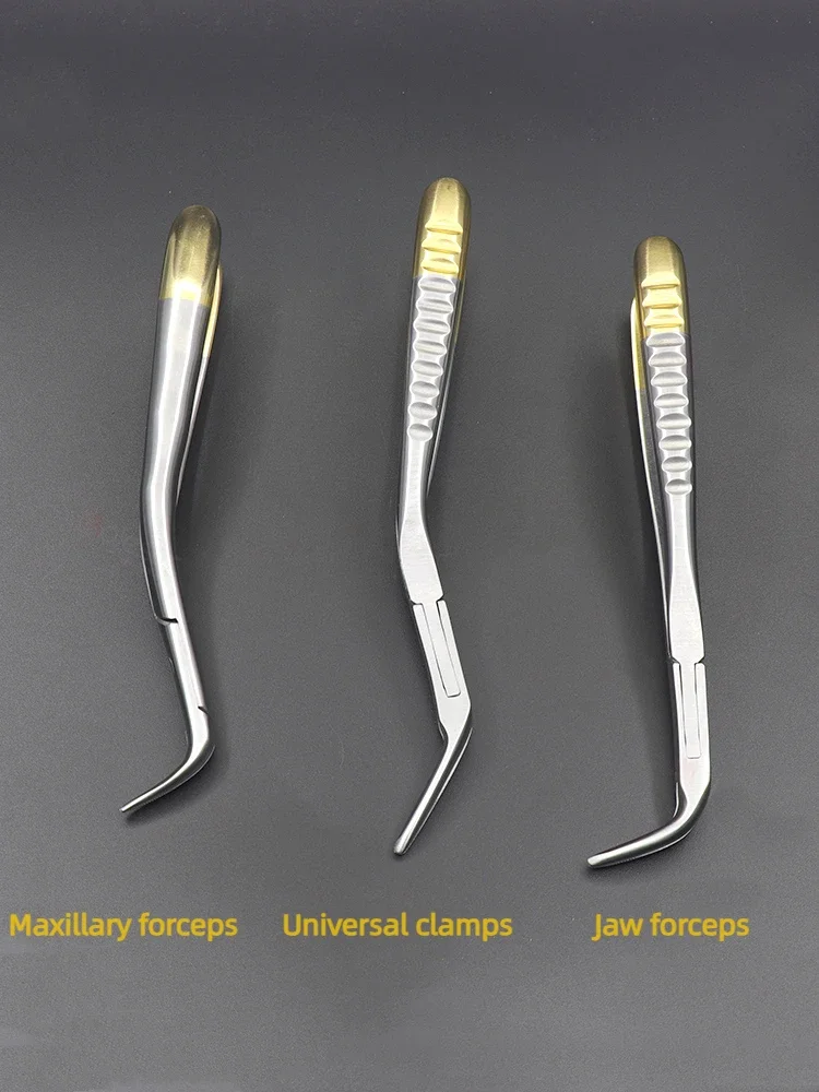 

Dental Root Clamp Common Upper and Lower Jaw Extraction Forceps Residual Root Extraction Universal Tooth Forceps Dentist Tools