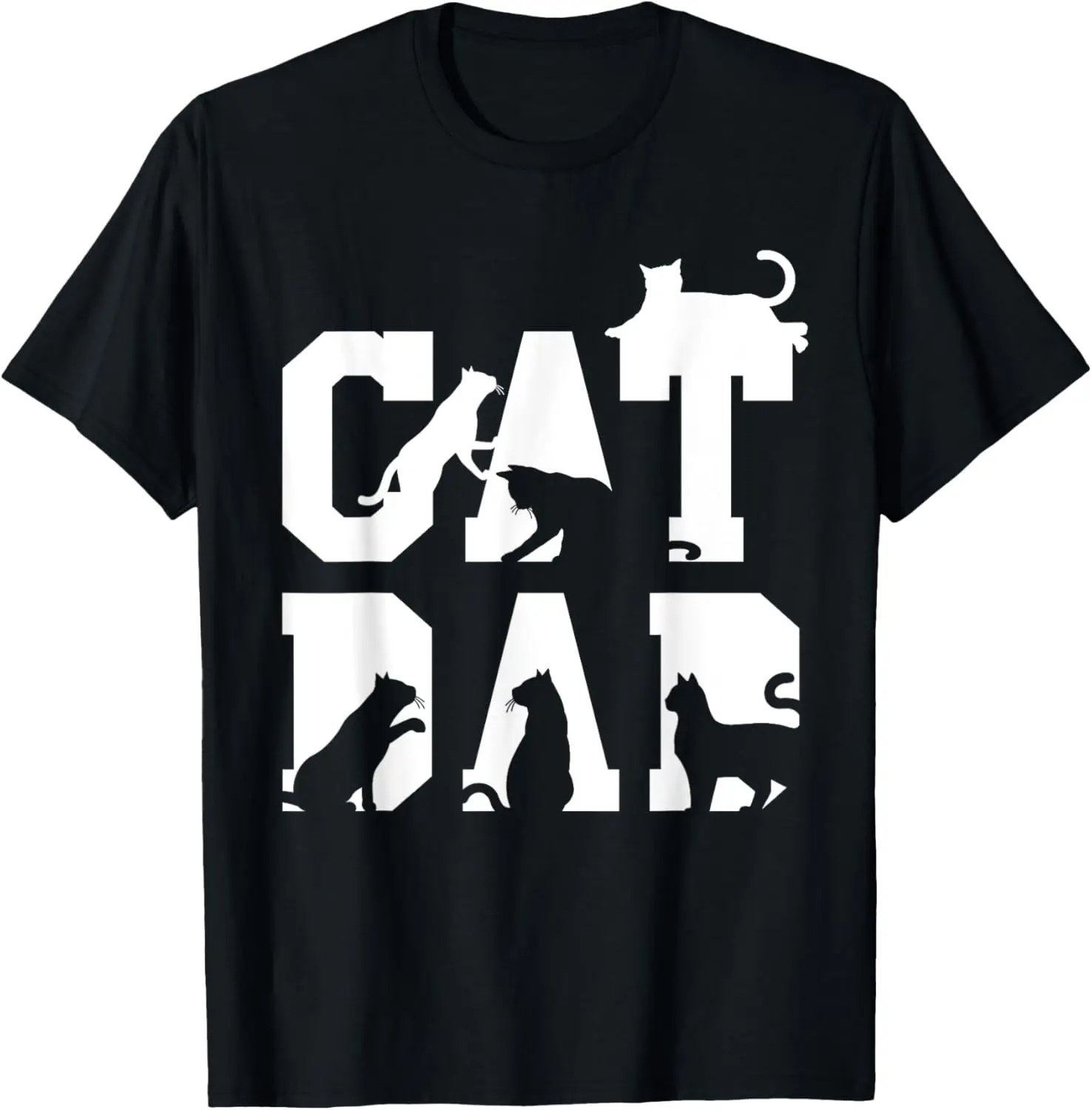 Cat Whisperer Fathers Day Cat Dad Kitty Breeder Pet T-Shirt