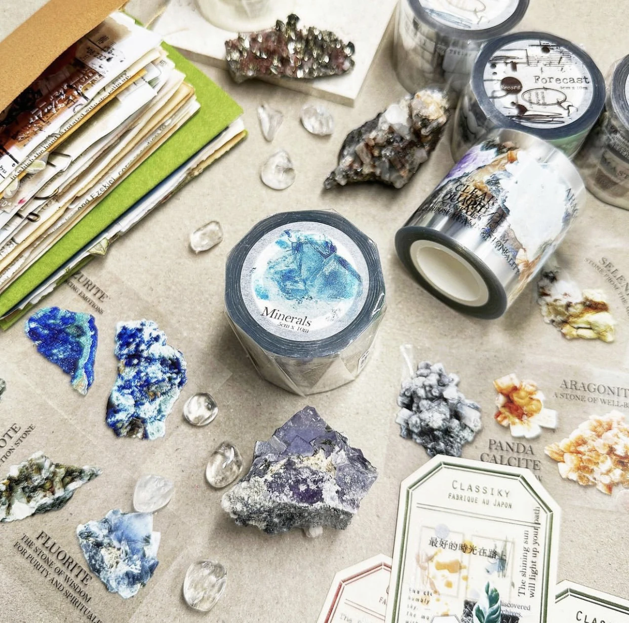 

Gleam винтажные минералы, травы, материалы, Васи, ПЭТ лента для раннего изготовления, сделай сам, скрапбукинг, план, декоративная наклейка