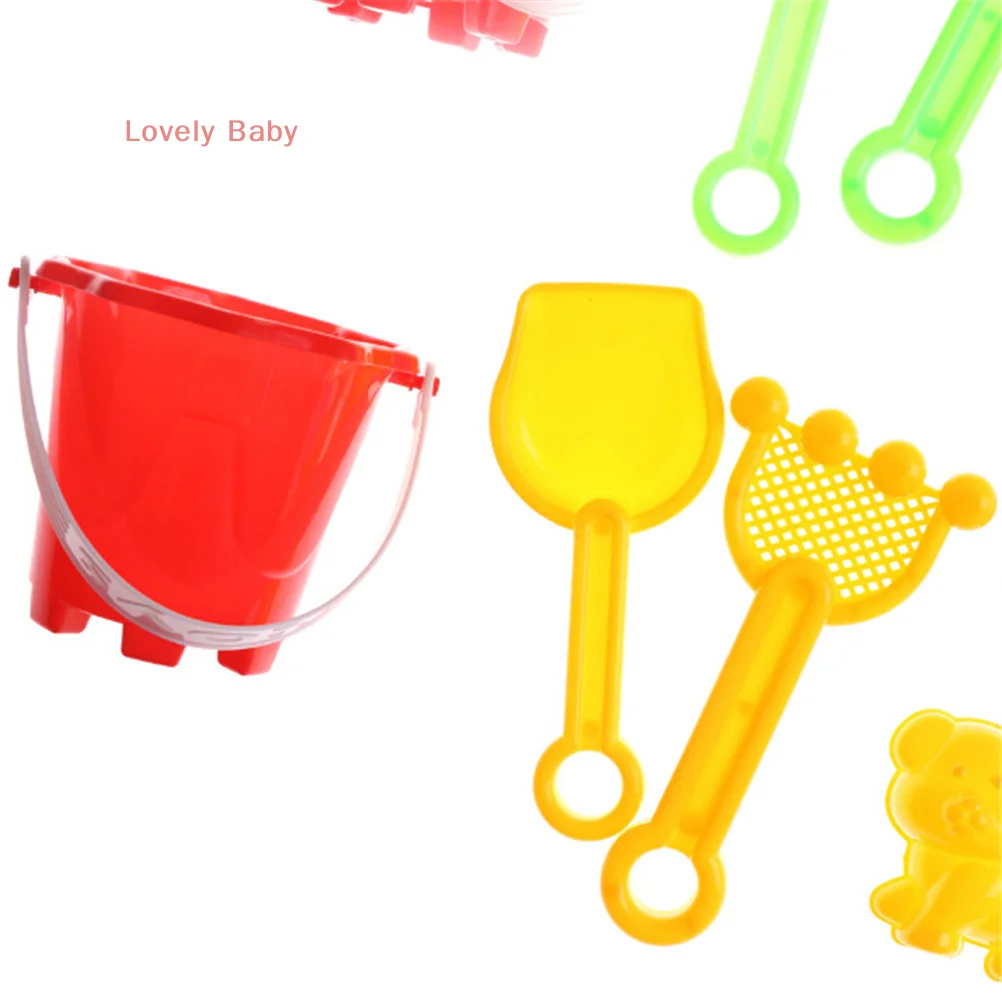 

【BBS-7】Kids Beach Castle Bucket Spade Shovel Rake Water Tools Kids Beach Sand Tool Toys