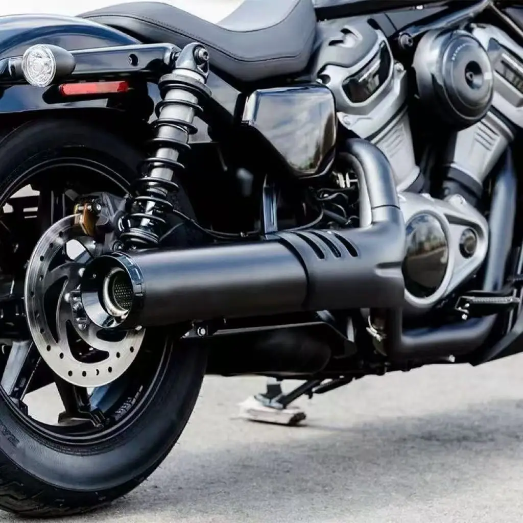 Motorcycle Slip-On Exhaust System Muffler Pipe For Harley Nightster 975 RH975 RH975S 975 Special RH 975 975S Accessories Parts - Image 2