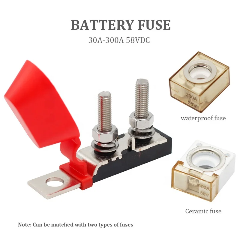 MRBF Terminal Fuse Block (Fuse Not Included) Single 5/16\