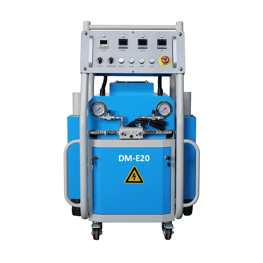 E20 Polyurethane Spray Foam Reactor/Machine/Pu Foam Sprayer for Insulation Pipe Coating, Cement Layer Protection Wall Insulation