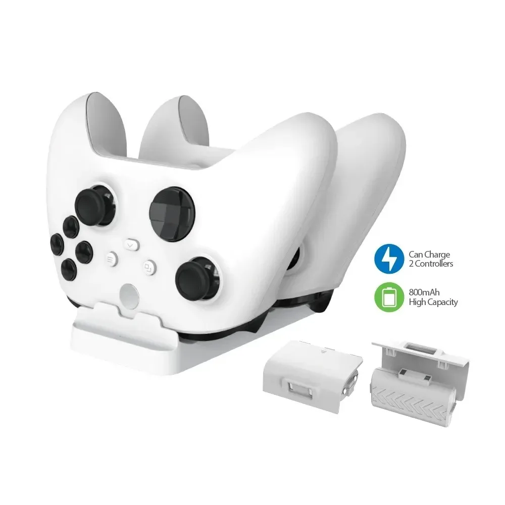Compatible with Xbox Series X/S Wireless Controller Dual Charging for SLIM/ONE X Dual Battery Charging Kit X1 Charging Base view 4