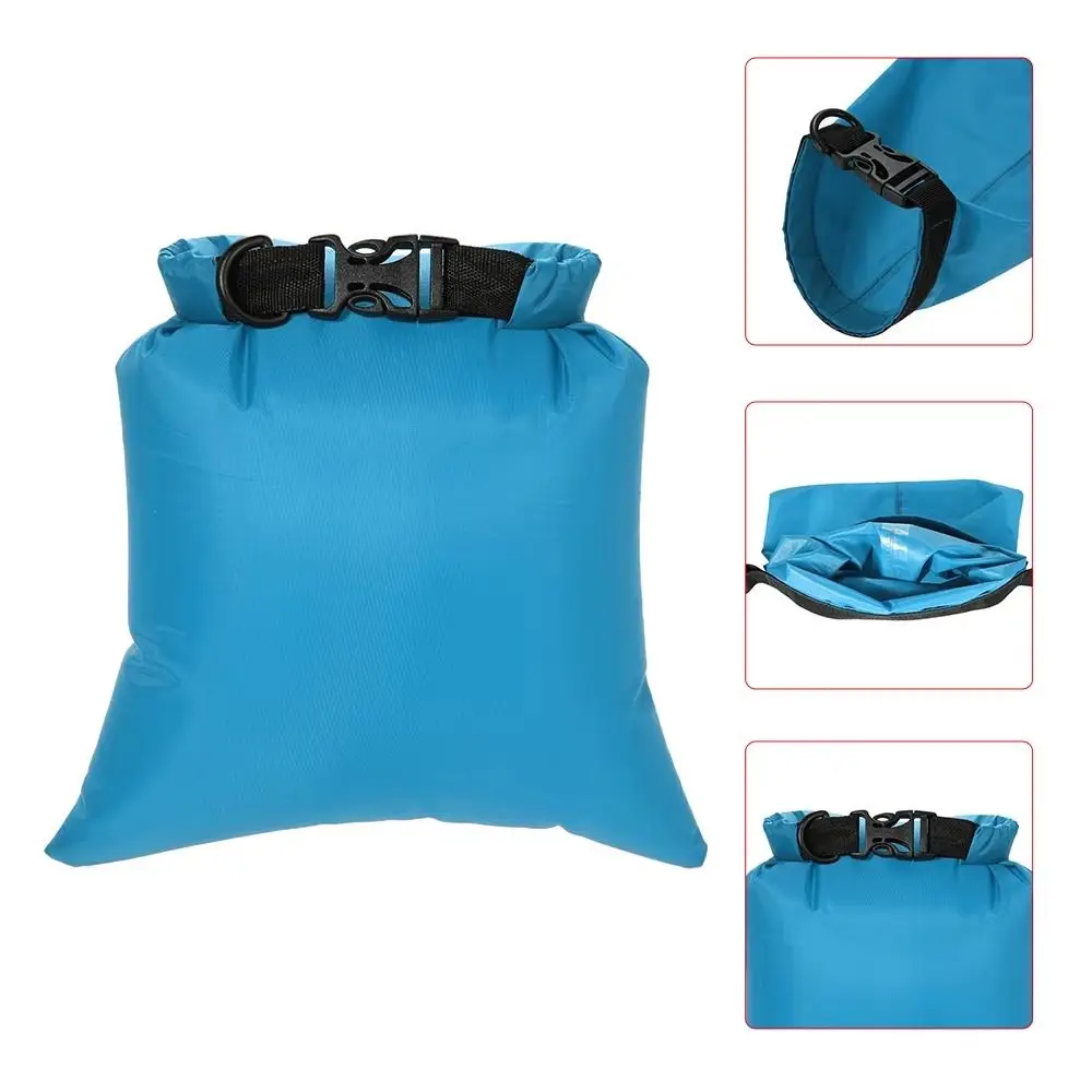 8pcs/set Waterproof Waterproof Dry Bag with Shoulder Straps Large-Capacity Swimming Storage Bags Foldable Lightweight