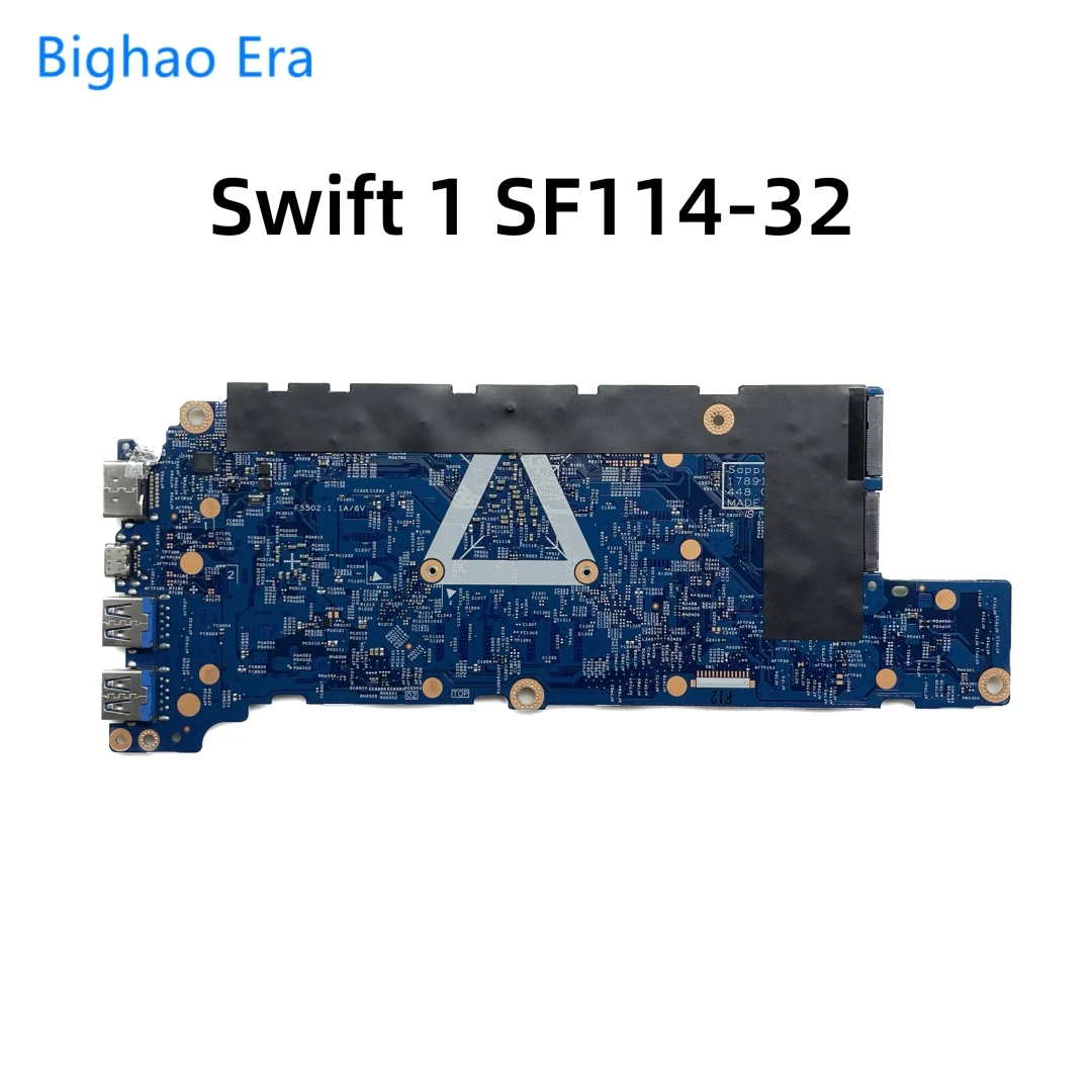 Imagem -02 - Placa-mãe do Portátil para Acer Acer Swift Sf11432 N4000 Processador Central N5000 4gb Ram 178911m 448.0e605.001m Nbgxu11001 Nb.gxu11.001 100 ok