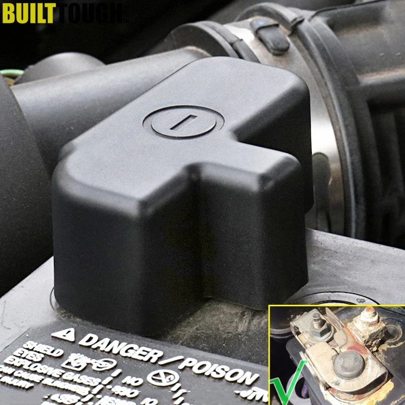 

Car Engine Battery Negative Terminal Lid Cover Cap For Ford Explorer 2011 - 2018 Cable Protector 2012 2013 2014 2015 2016 2017
