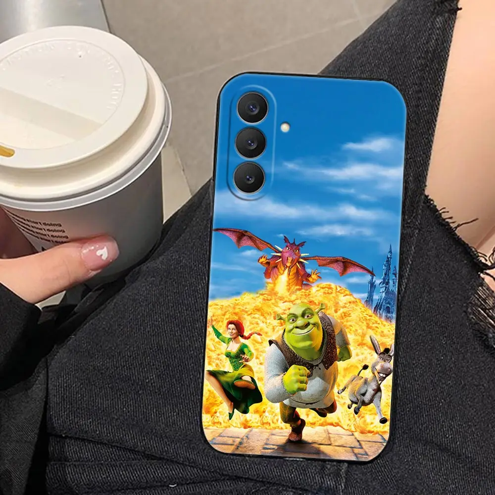Cartoon Monster S-Shrek Cover Phone Case For Samsung Galaxy S26 S25 S24 S23 S22 S21 S20 FE Ultra Plus Lite TPU Case Funda Shell