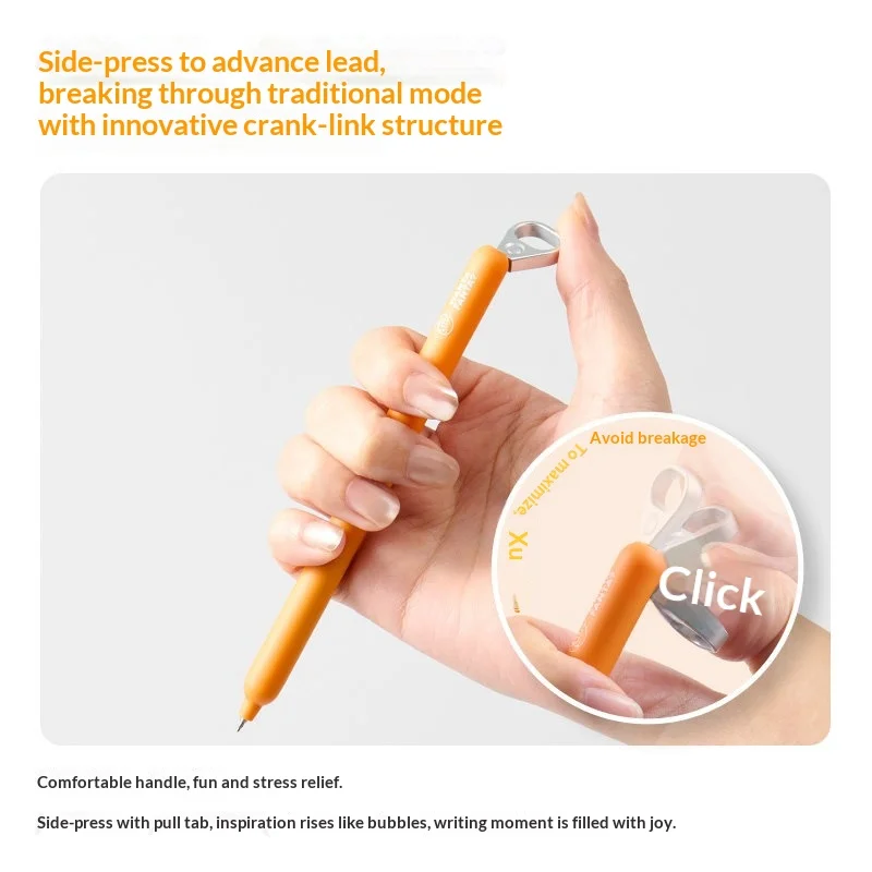 

Гелевая ручка KACO FANTA Side Press Out The Core POPUP 0.5 мм с двойным шариковым наконечником ST, быстросохнущая, 800 м, канцелярские товары