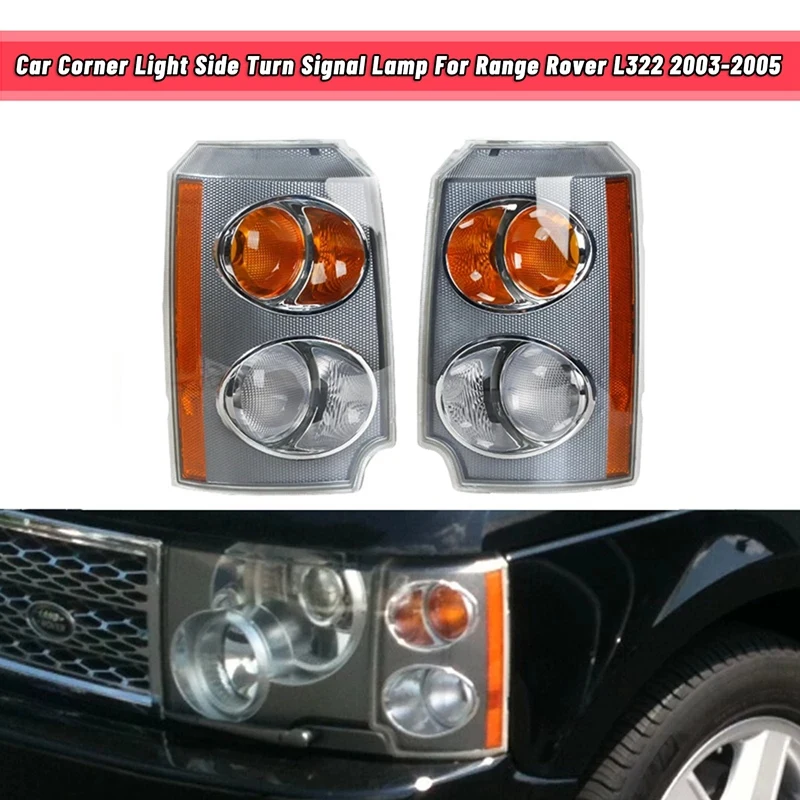 

Car Corner Light Side Turn Signal Lamp For Land Rover Range Rover L322 2003-2005 Front Headlight Indicator Light