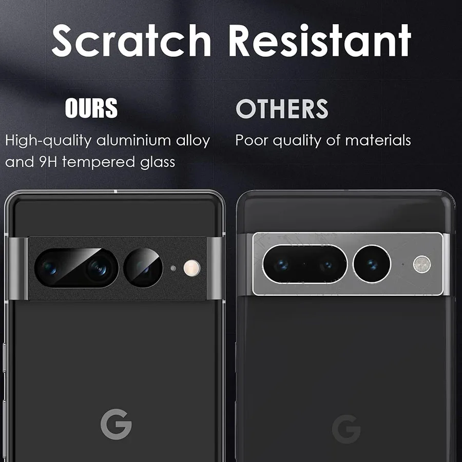 9H Camera Lens Protector For Google Pixel 8 8A 8Pro 7Pro Case Friendly Camera Lens Cover Tempered Glass Google Pixel 7A 7 7Pro
