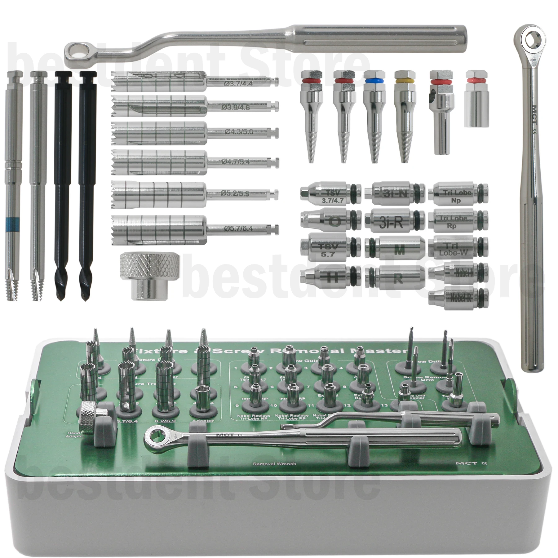 

Dental Universal Implant MCT MCTBIO Fixture Fractured Screw Removal Kit FSRK-02