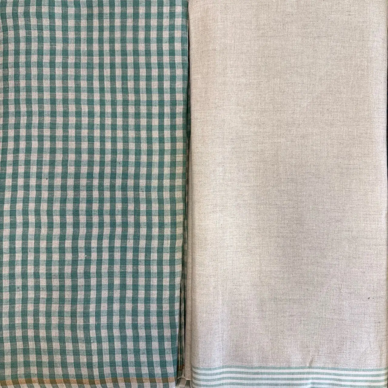 Tela de lino y algodón Khadi tejida a mano, estilo artístico de algodón y lino, decoración del hogar, material hecho a mano de la India para manualidades y decoración.