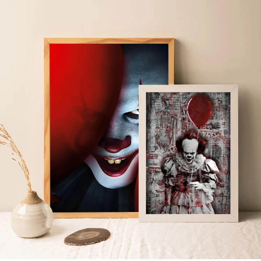 ملصقات Pennywise خمر ، مهرج ، تطفو عليه ، يطبع الرعب ، غرفة ، بار ، مقهى ، ديكور المنزل ، حار ، نوعية جيدة