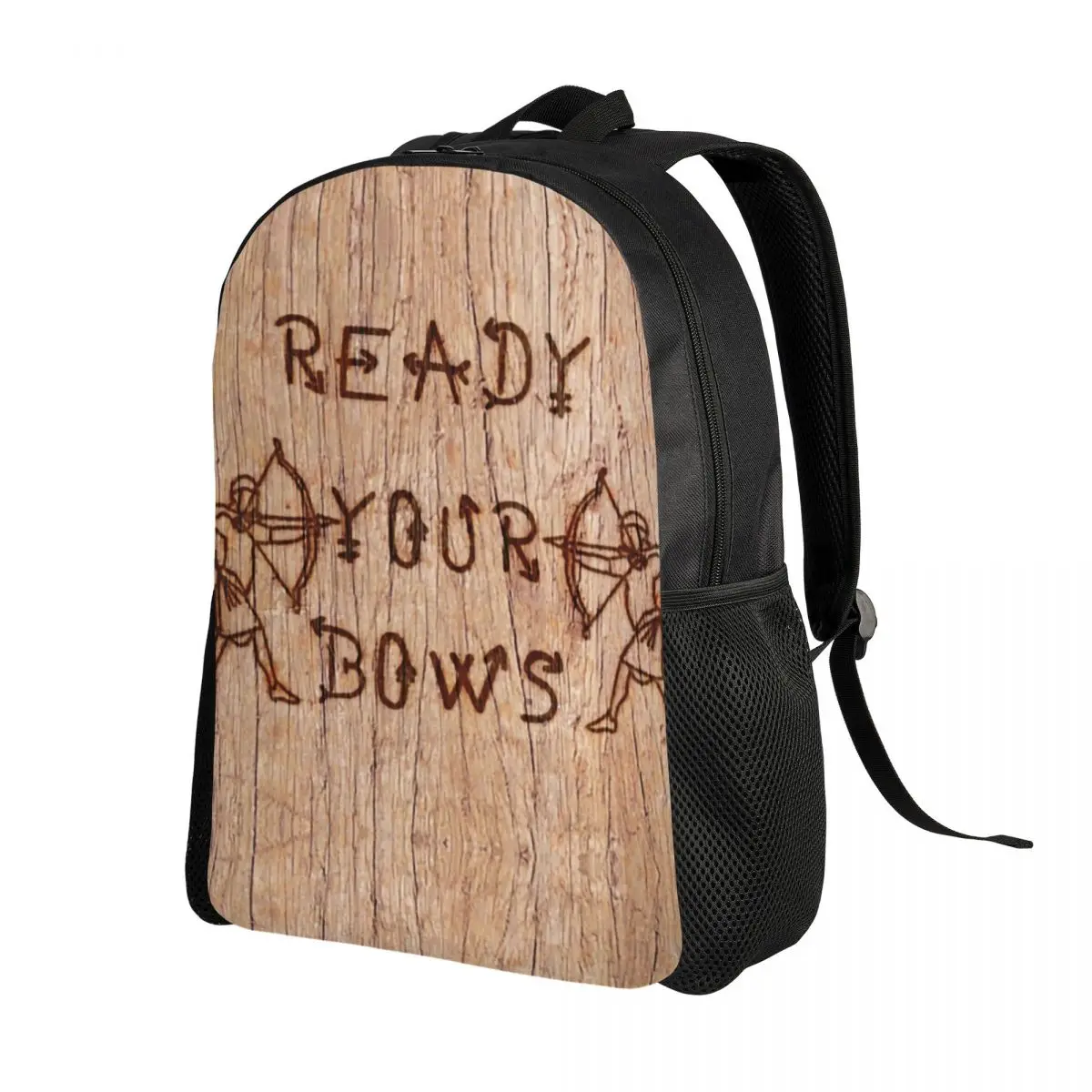 Medieval Warbow Archer Travel Backpack Men Women School Laptop Bookbag Archery Bow Hunting College Student Daypack Bags