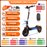 iScooter iX5S EScooters 1000W Motor 48V15Ah Battery EABS Braking System Electric Scooter Aldult 11\