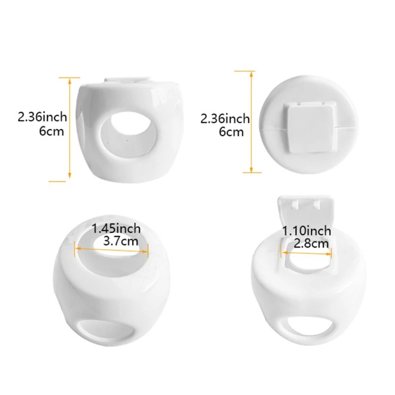 ロック可能なドアハンドルスリーブチャイルドプルーフドアノブカバー赤ちゃんの安全のため家の装飾に簡単に溶け込み、セキュリティを確保A2UB