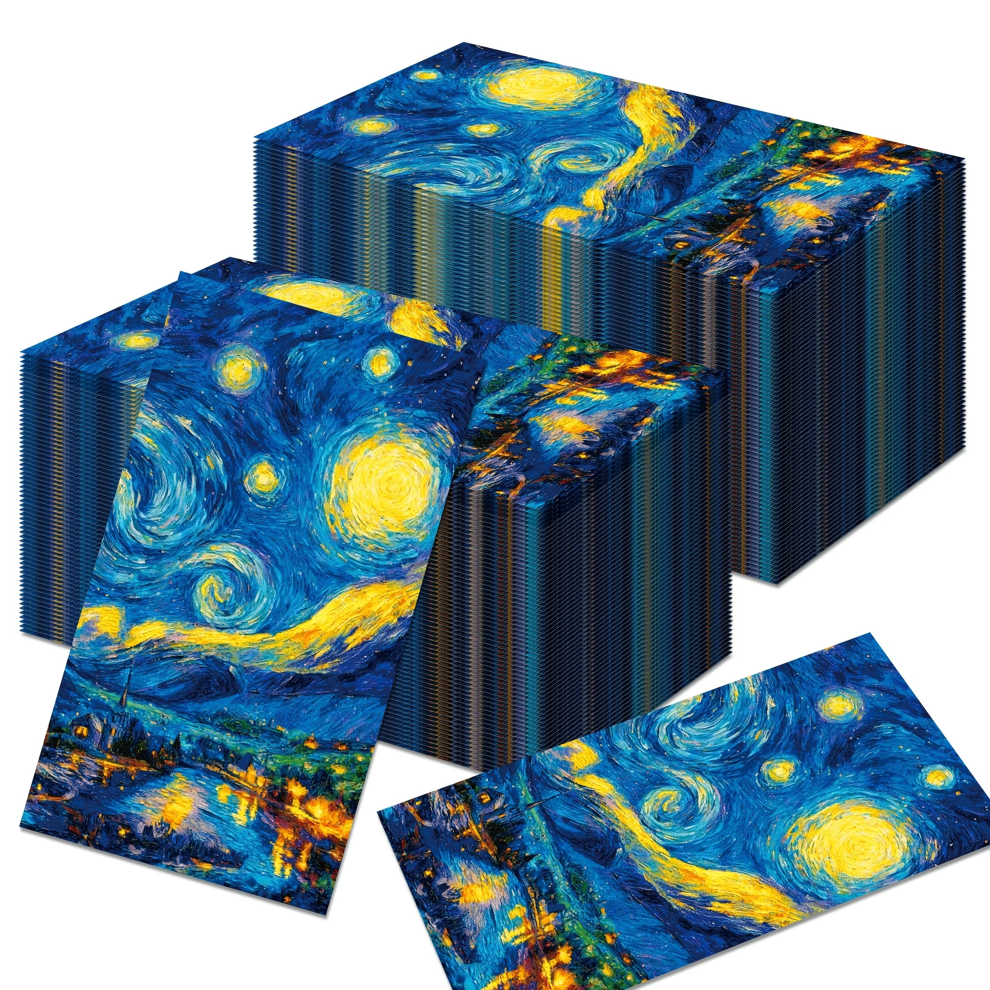 conjunto-de-40-guardanapos-de-papel-descartaveis-de-2-camadas-com-estampa-de-pintura-a-Oleo-de-ceu-estrelado-e-lua-noturna-guardanapos-longos-para-almoco-e-jantar
