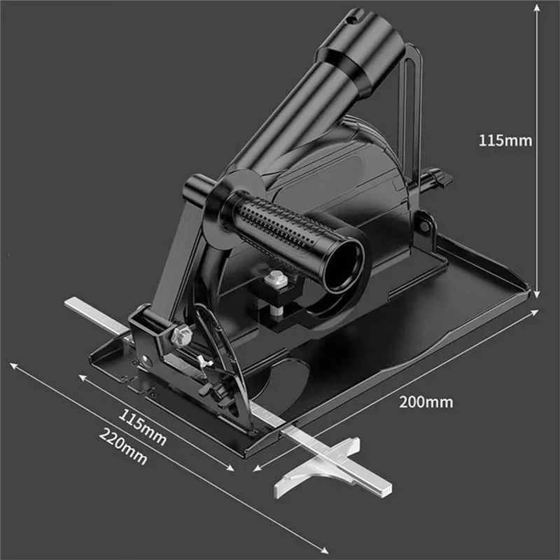 

High Quality-Adjustable Support For A Grinder, Upgraded Angle Grinder Stand Tool, Angle Grinder Stand For Tile 45° Chamfer,Adjus