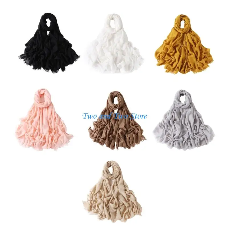 

HX6F Breathable Long Scarf Multipurpose Headwear For Adult Women Girl Sensitive Skin