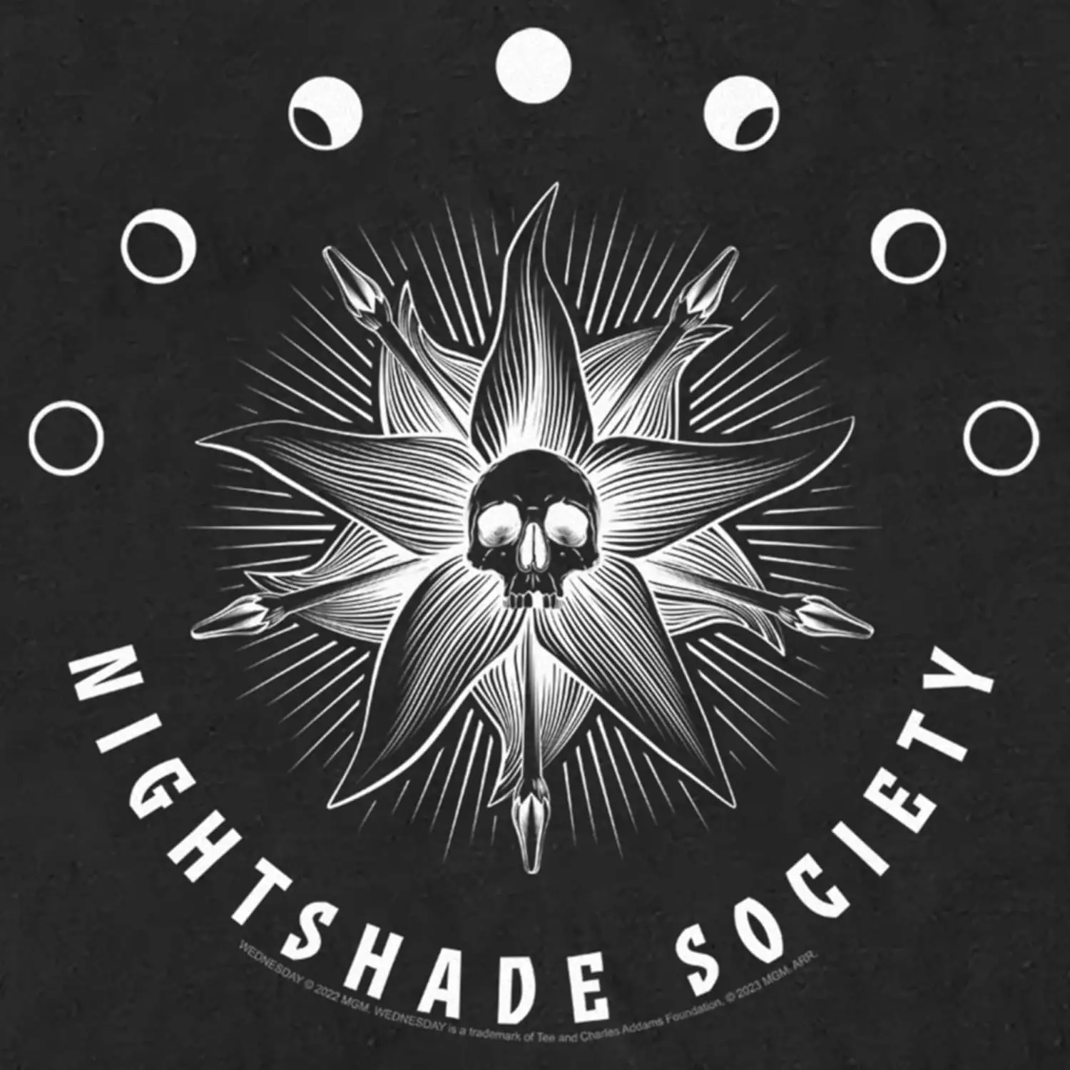 Friday Nightshade Society Logo T-shirt, Camiseta Masculina