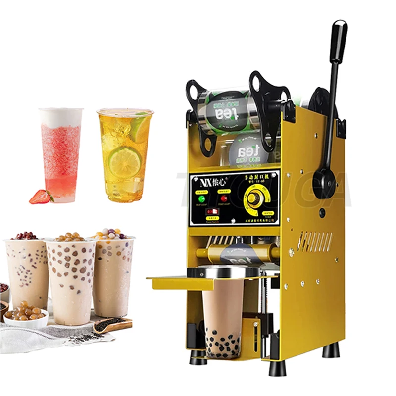 90/95 MM Cup Drink Sealing Machine Milk Tea Shop Manual Commercial Coffee Juice Soy Milk Drink Heat Sealer