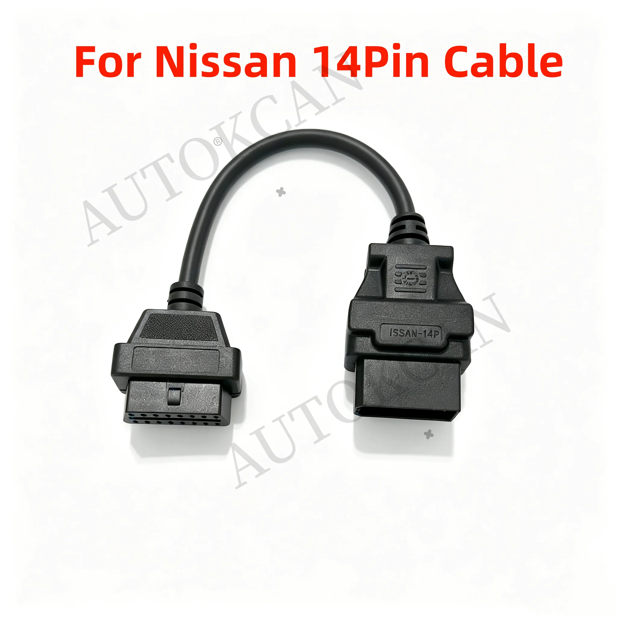 OBD Cable for Nissan 14pin to OBD2 16Pin Connector 14 PIN To 16 Pin Older Car OBD2 Diagnostic Connector Adapter Interface