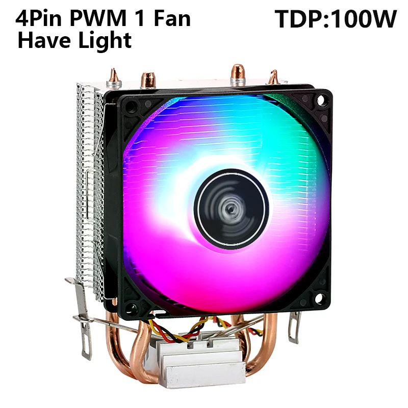 2 Heat pipes 1-Fan