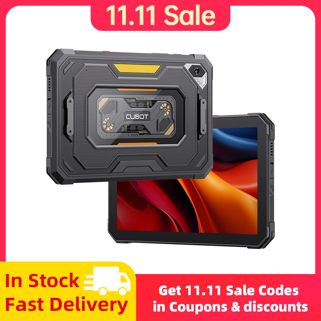 안드로이드 태블릿 큐봇 TAB 킹콩 미니, 10200mAh 메가 배터리 16GB(6+10),128GB, 캠핑 라이트, 8.68인치 화면, 48MP 카메라, GPS