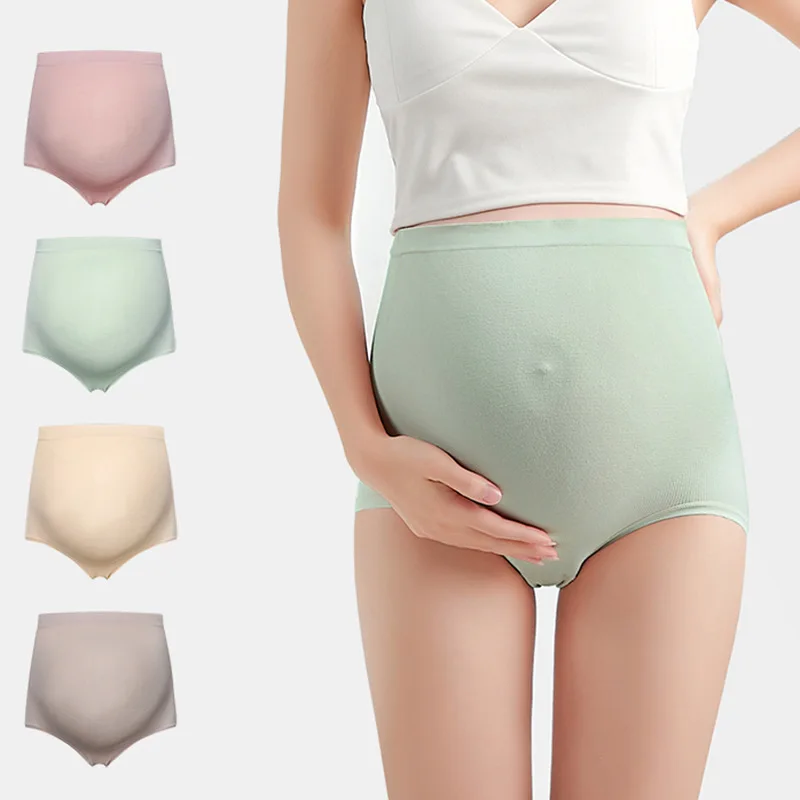 Katoenen Slipje Voor Zwangere Zwangerschapsondergoed Panty Kleding Voor Zwangere Vrouwen Zwangerschap Korte Hoge Taille Moederschap Intimi