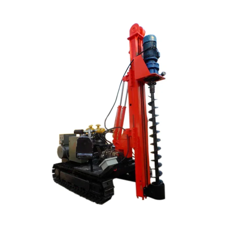 

Micropile Drilling Rig Solar Ground Helical Screw Pile Driver Screw Piling Mini Screw Pile Driver