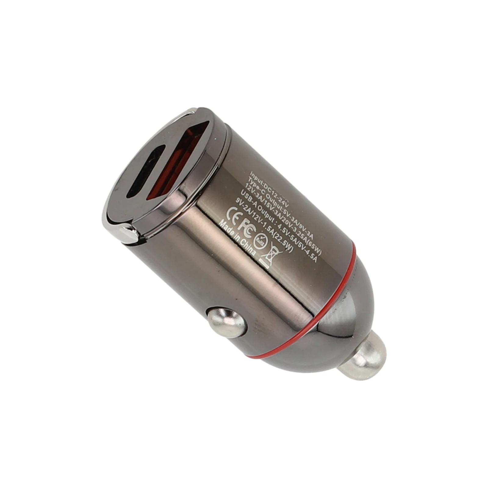 

DC12V-24V Car Charger Car Charger 1pc 2-port Car Phone Charger Fast Charge Adapter High Quality Accessory Replacement