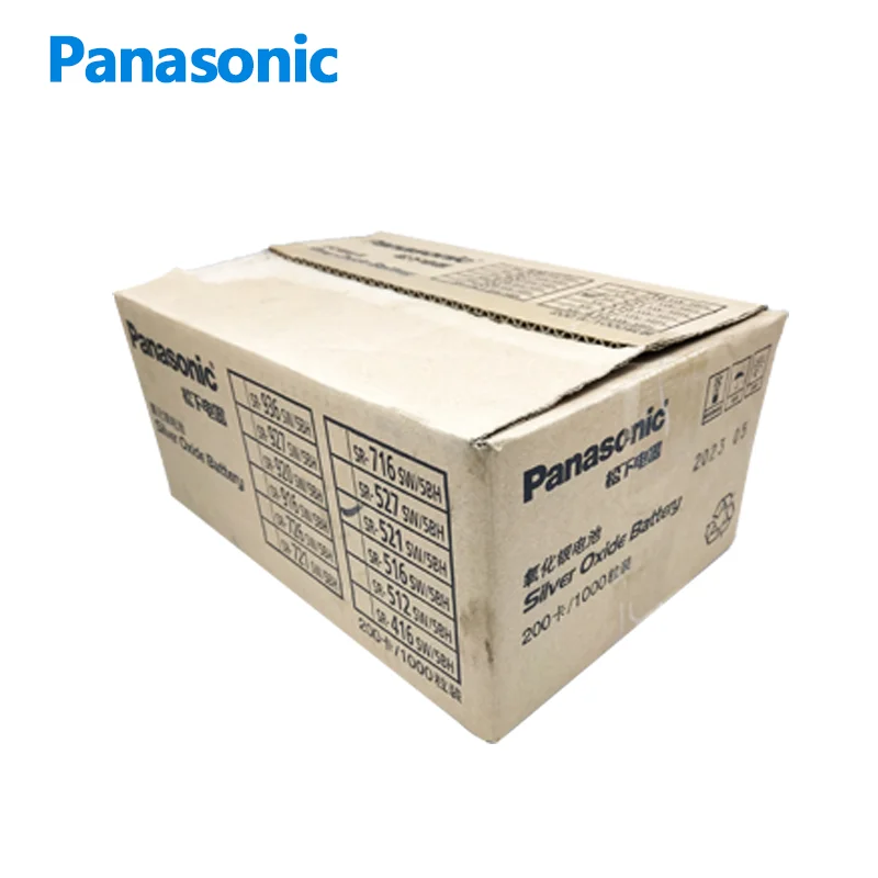 Original Panasonic SR44 button battery 1.55V silver oxide battery suitable for watches toys remote controls vernier calipers