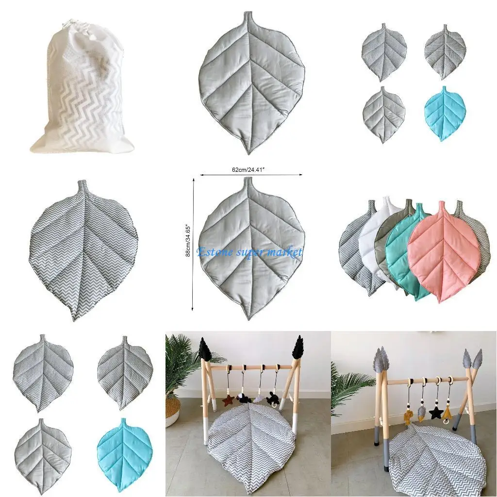 

090B Portable Baby Mat Soft Cotton Material Baby for Play Mat Large Folding Portable Toddler Crawling Mat Portable for Play M