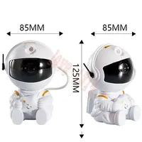 360 Adjustable Starry Sky Projector Astronaut Space Galaxy Projector Decorative Item For Kid Bedroom Nightstand Night Light