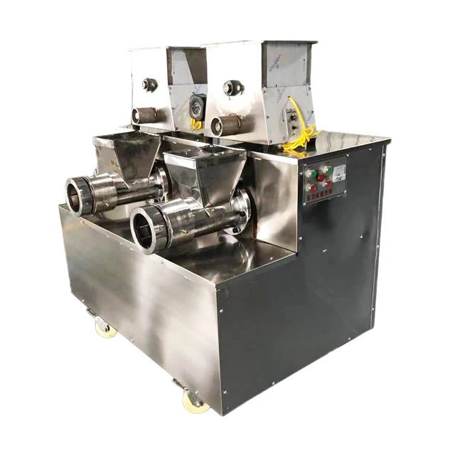 80kg/h High Efficiency Automatic Noodle Macaroni Spaghetti Maker Machine Extruder Making Machine