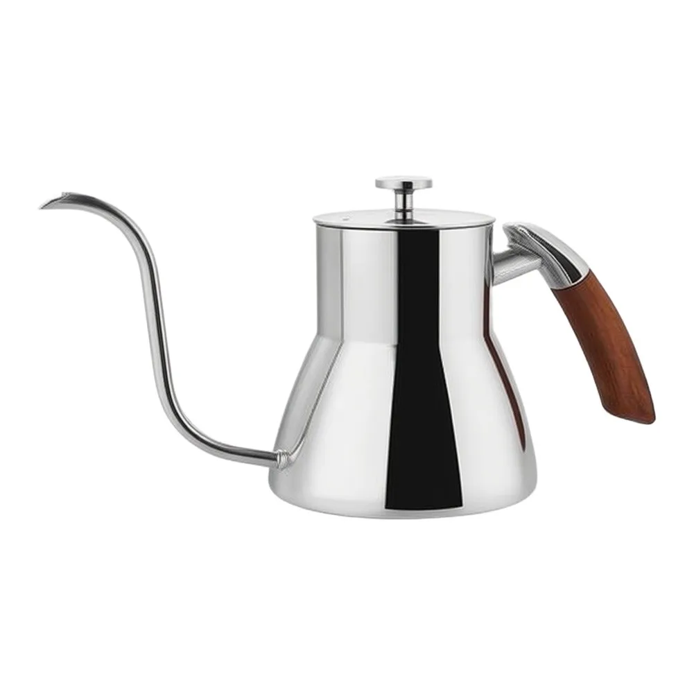 800ml Stainless Steel Pour Over Pot Designed for Precision Brewing Compatible with Home and Commercial Settings