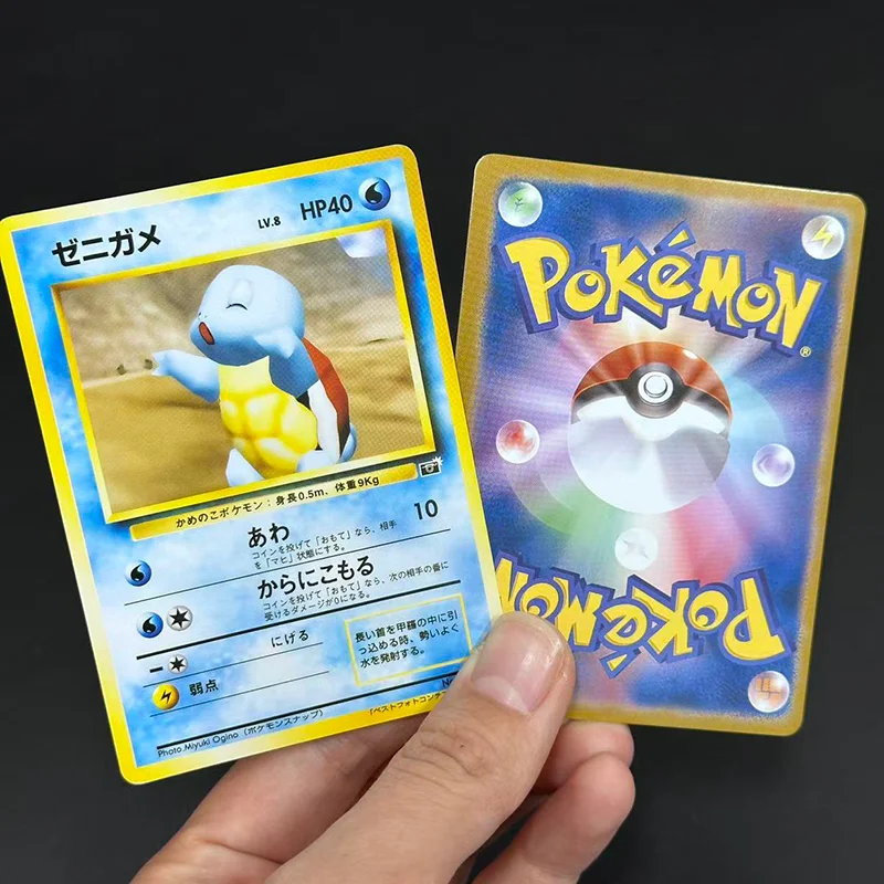 Diy Pokemon PTCG Japanese 1999 Snap Photo Contests Squirtle Charizard  Bulbasaur Poliwhirl Collection Game Card Toy - AliExpress 26