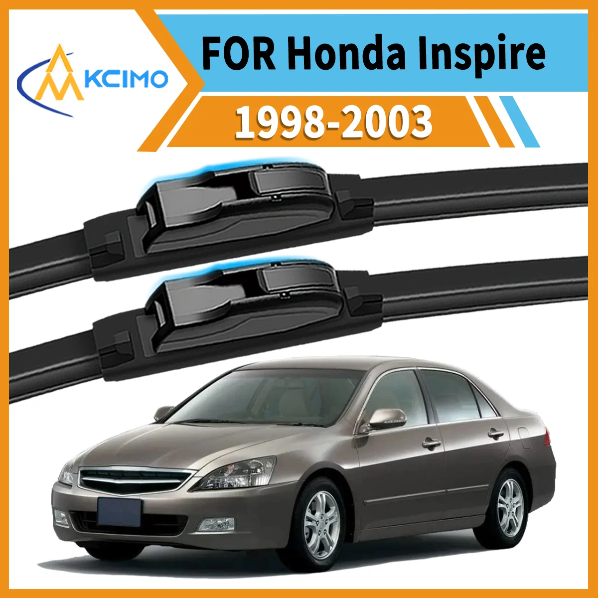 

Premium All-Season Duo 2 Front Wiper Blades Compatible with for Honda Inspire 1998–2003 Crystal Clear Vision & Enhanced Safety