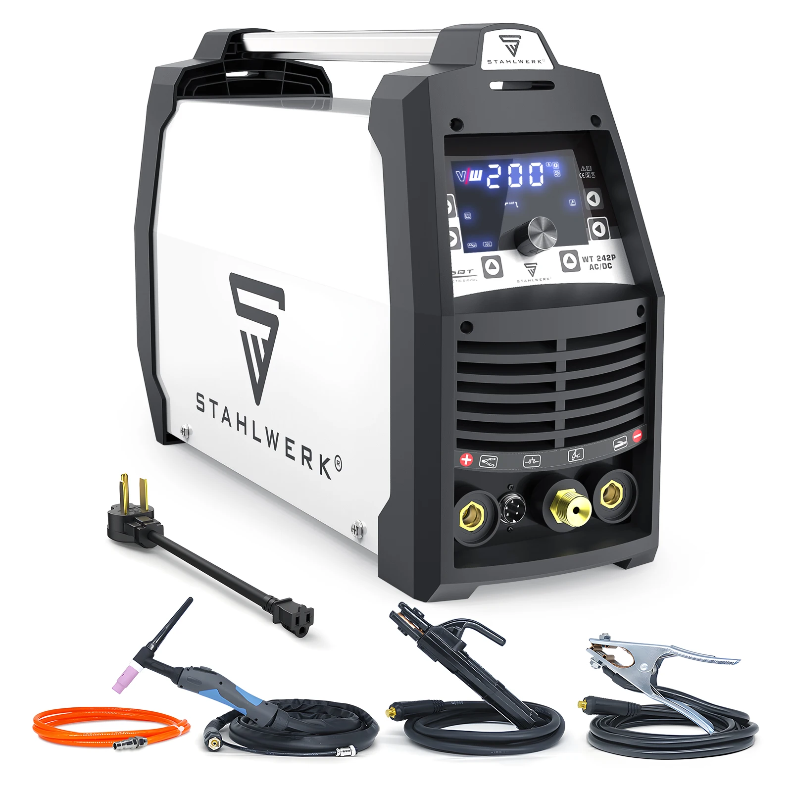 WT 242P TIG Aluminum Welding Machine 110V And 220V Dual Voltage Portable Welder New Condition