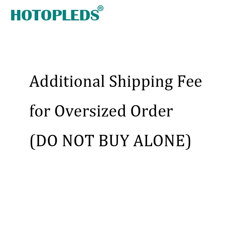 Lien de réapprovisionnement ou des frais d'expédition Frais d'expédition supplémentaires pour une commande surdimensionnée (NON ACHETEZ PAS SOLDON)